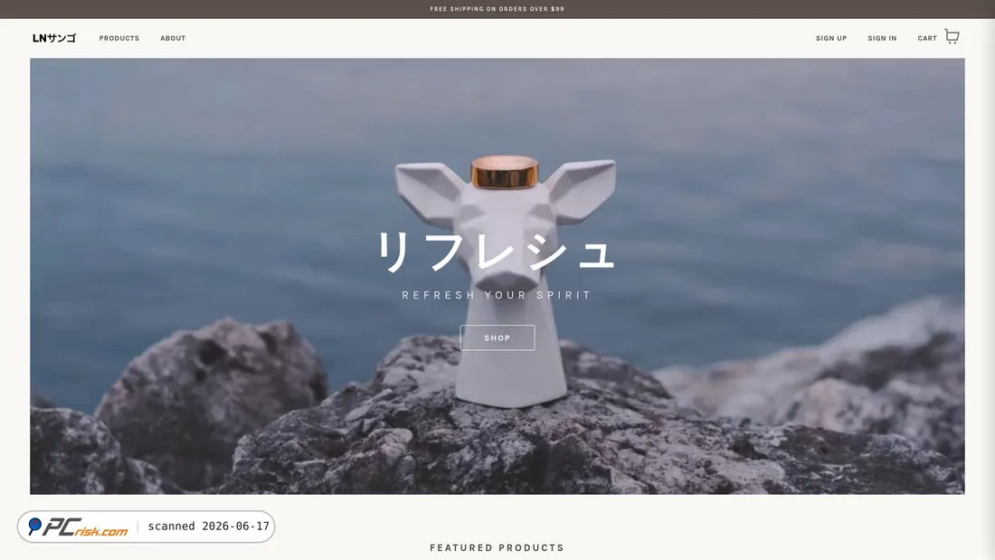 Screenshot di livingnormally.com