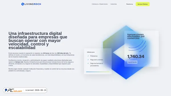 livingrock.mx screenshot