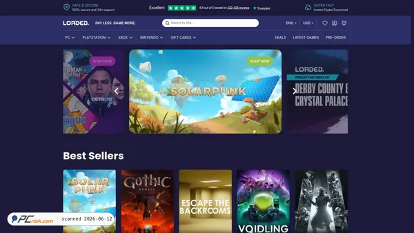 loaded.com screenshot