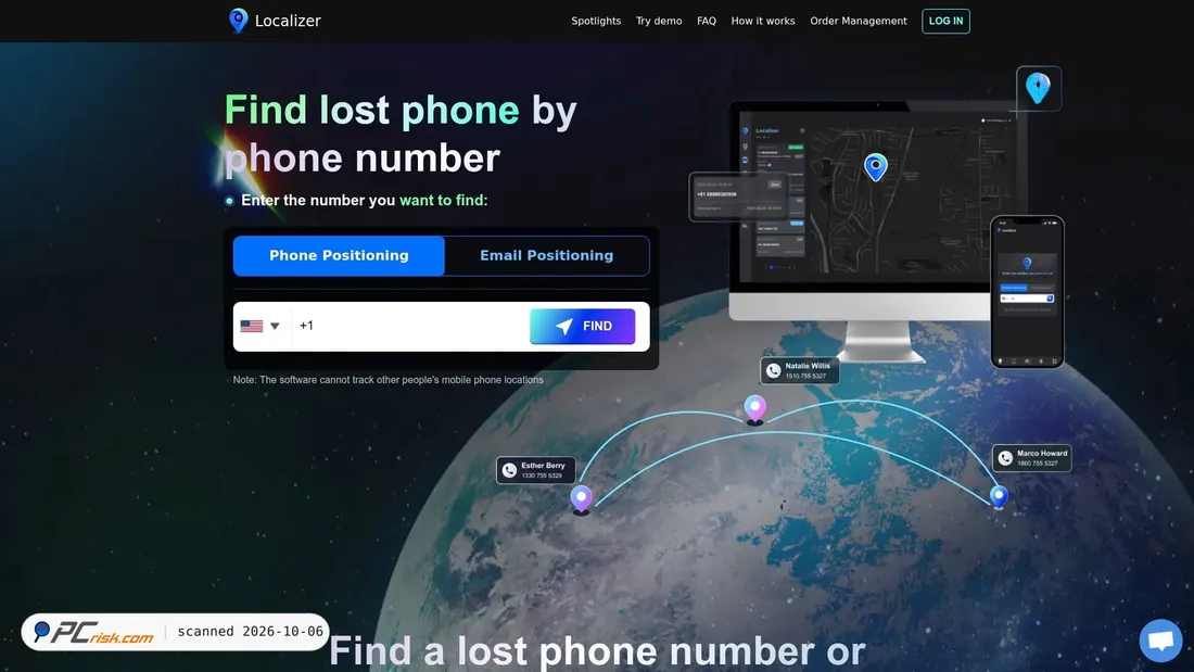 Screenshot of localizer.ifonetool.com