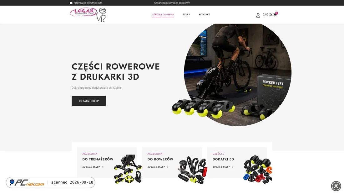 Captura de ecrã de logar3d.pl