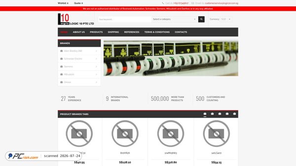 logic10.com.sg screenshot