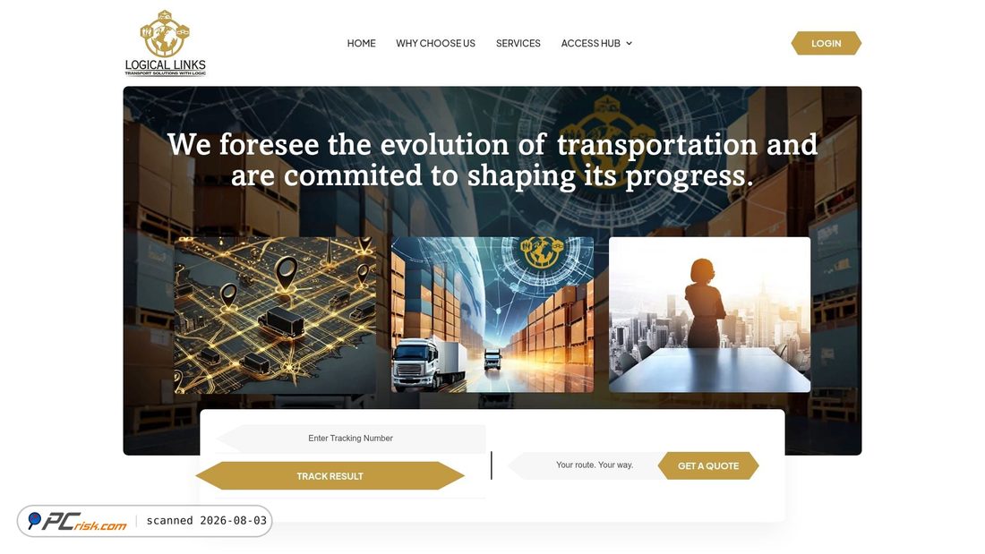 Screenshot of logicallinks.ca