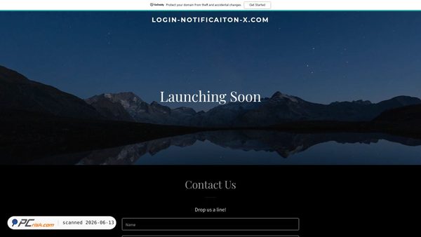login-notificaiton-x.com screenshot