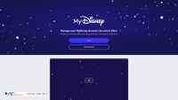 Captura de ecrã de login.disney.com