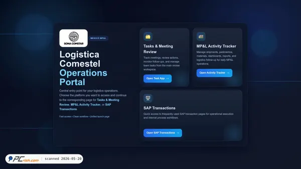 logisticacomestel.com screenshot
