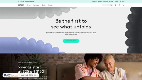 logitech.com screenshot