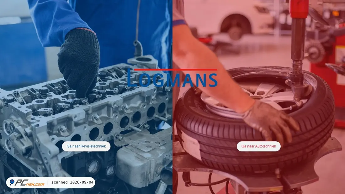 Screenshot di logmanstechniek.nl
