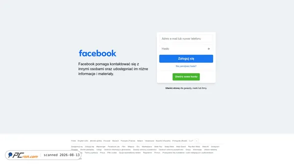 logowanie-facebook.vercel.app screenshot