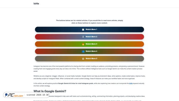 lol4x.com Screenshot