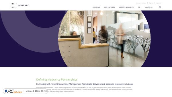 lombardins.com screenshot