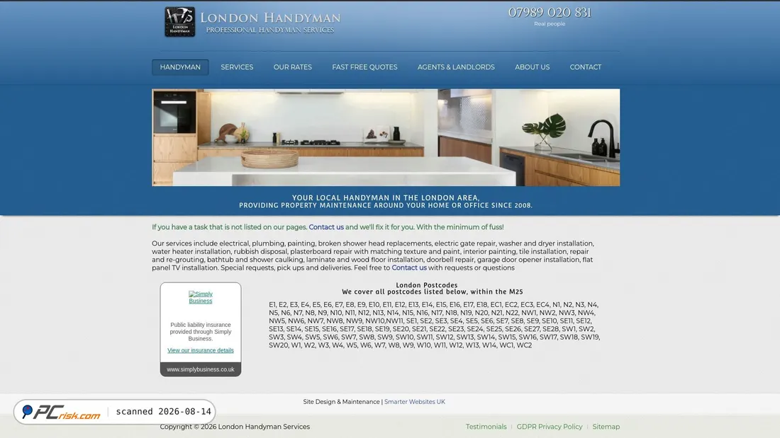 Screenshot of london-handyman-services.co.uk