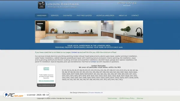 london-handyman-services.co.uk screenshot