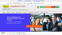 longdistancetaxis.com screenshot