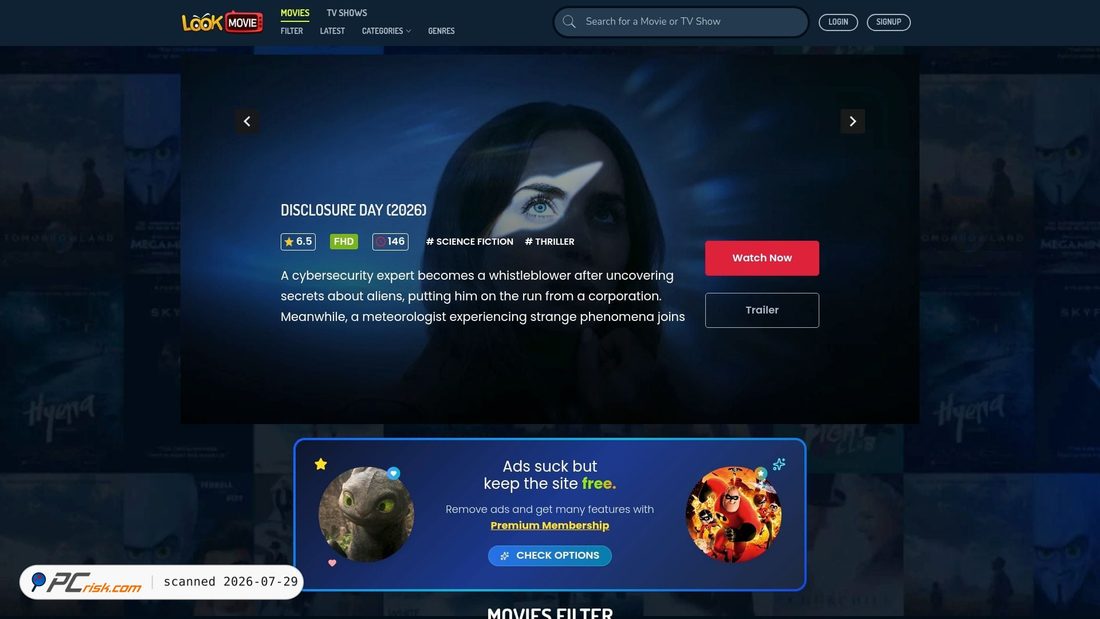 Screenshot of lookmovie.foundation