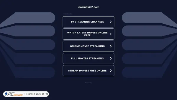 Screenshot van lookmovie2.com