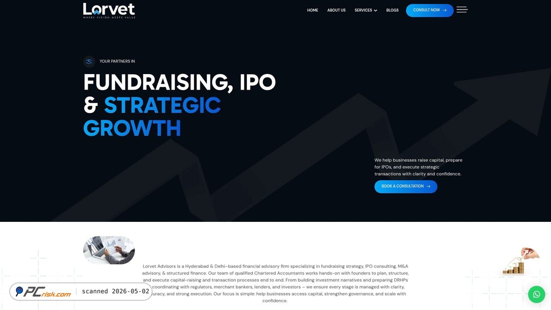 Screenshot von lorvet.co.in