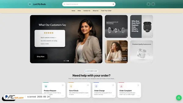 lostmybuds.com screenshot