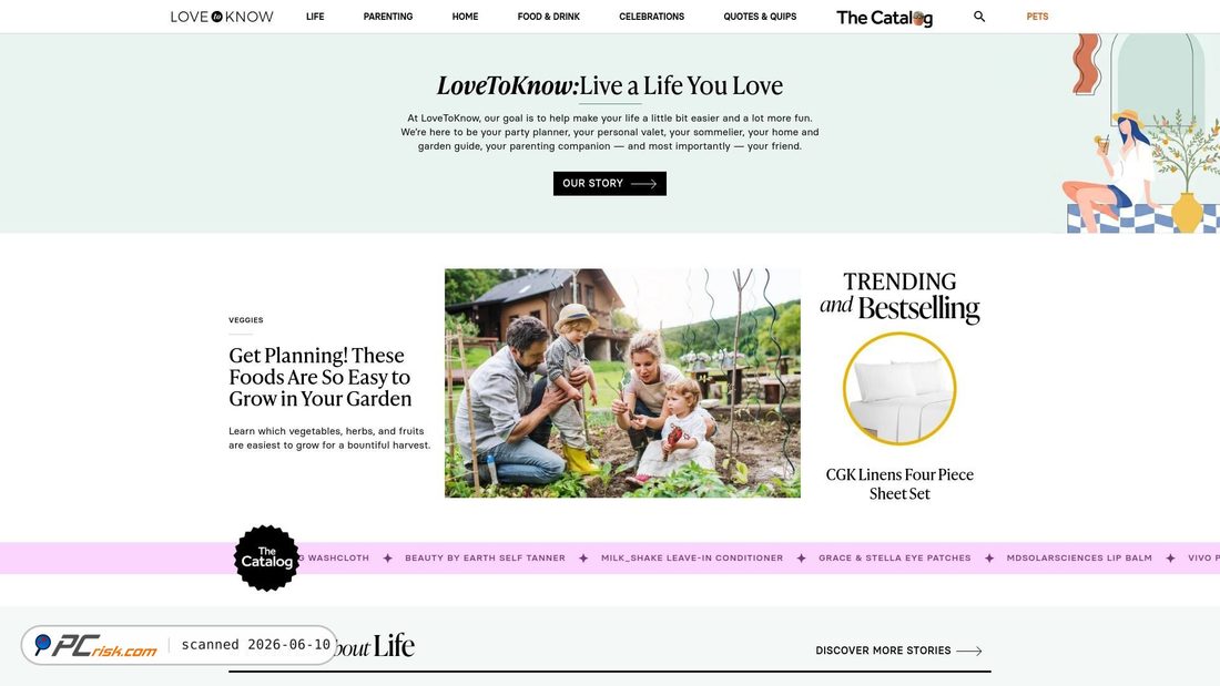 Screenshot of lovetoknow.com