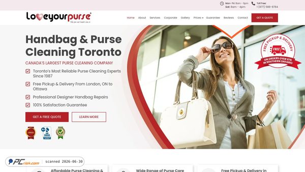 loveyourpurse.ca screenshot