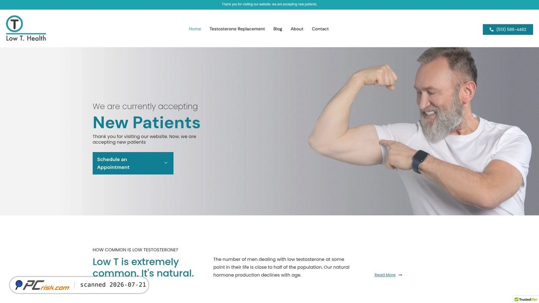 Screenshot of lowt.health