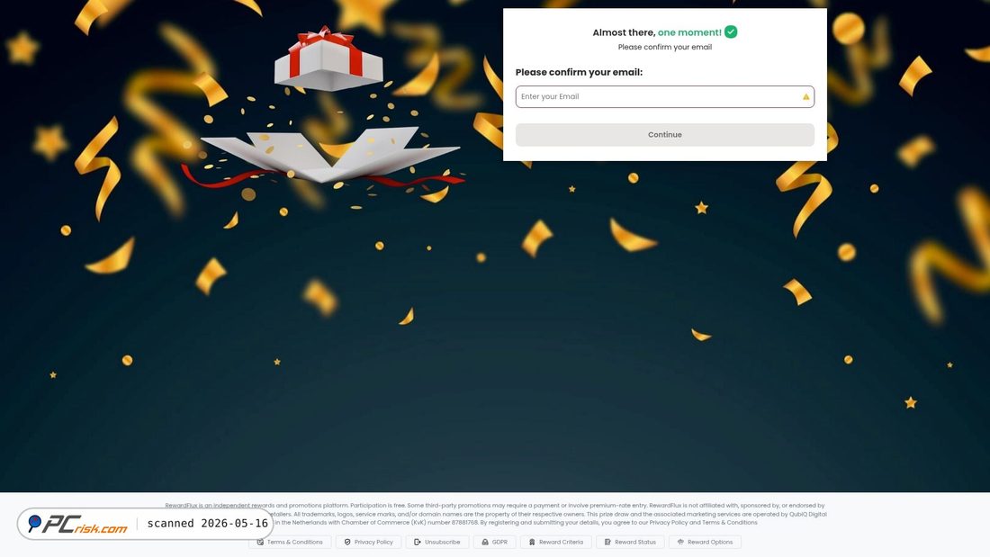Screenshot of lp.rewardflux.co.uk