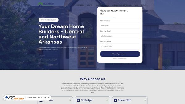 lrsilverfieldconstruction.com screenshot
