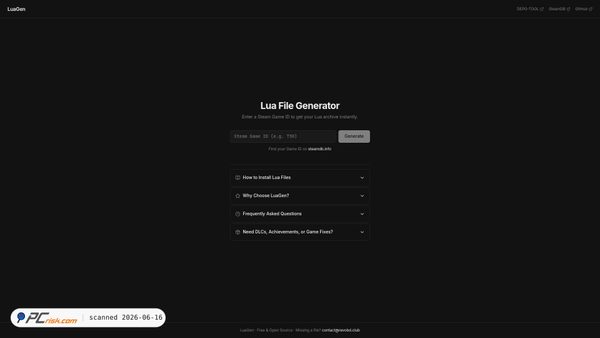 luagen.pages.dev screenshot