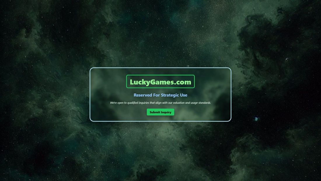 Zrzut ekranu luckygames.com