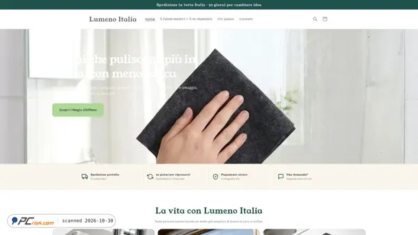 lumenoitalia.com screenshot