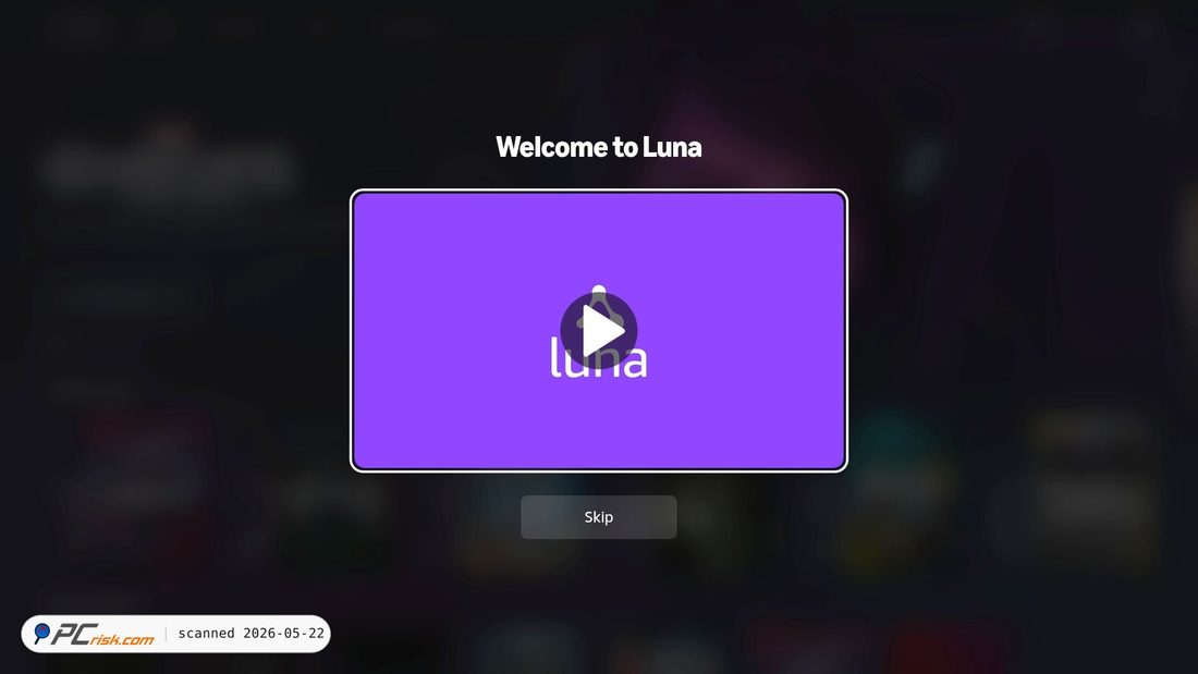 Screenshot of luna.amazon.com