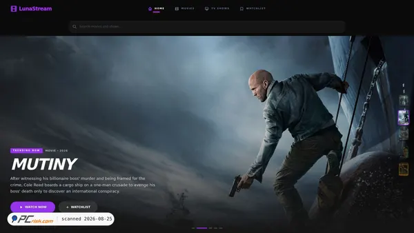 lunastream.com.cv screenshot