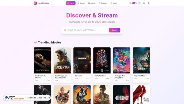 lunastream.watch screenshot
