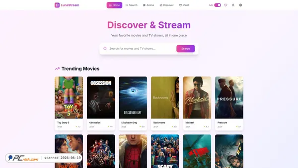 lunastream.watch screenshot
