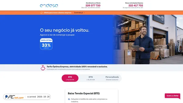 luzempresasendesa.pt screenshot