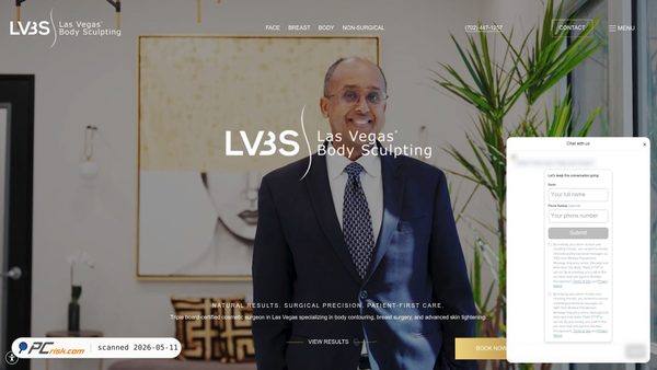 lvbodysculpting.com screenshot