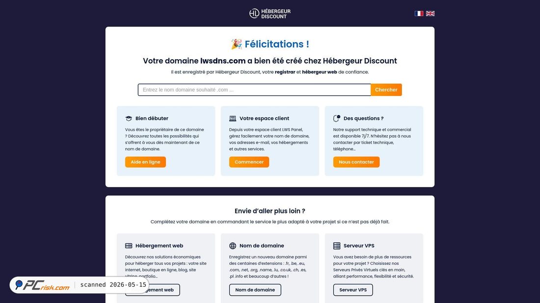 Zrzut ekranu lwsdns.com