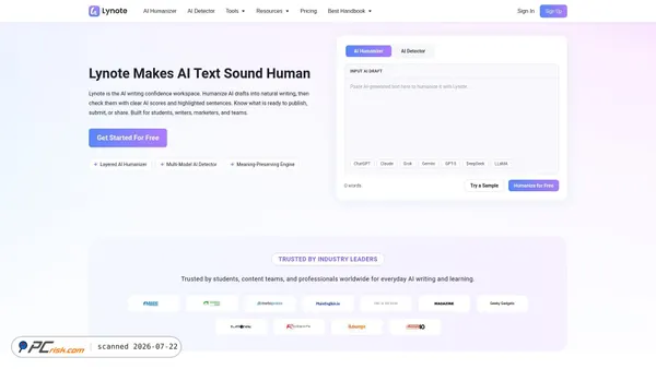 lynote.ai screenshot