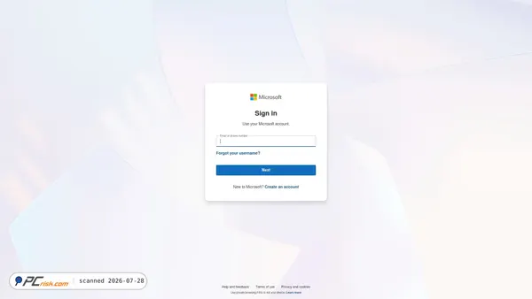 m.hotmail.com screenshot