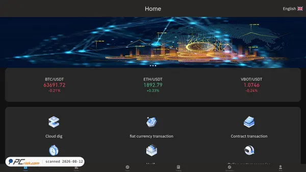 m.vbotcoin.com screenshot