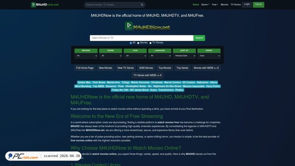 m4uhdnow.net screenshot