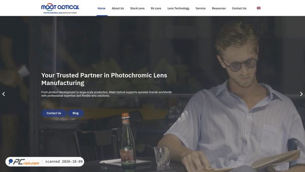 maatoptical.com Screenshot