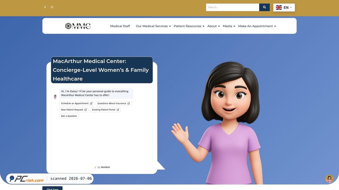 Screenshot of macarthurmc.com