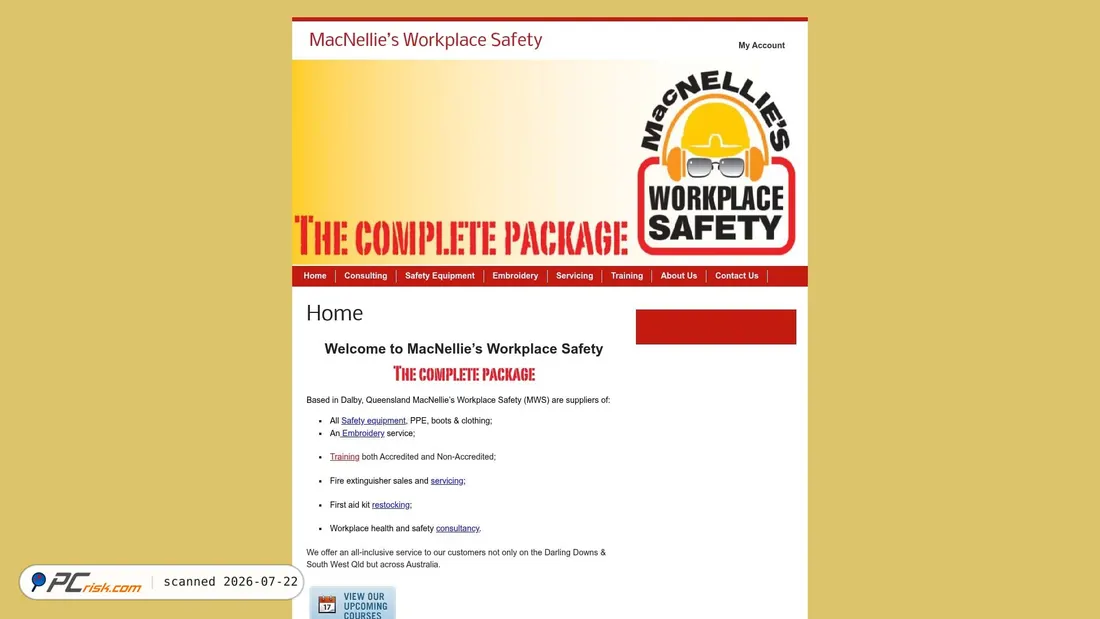 Screenshot of macnellies.com.au