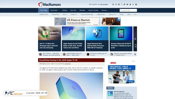 macrumors.com screenshot
