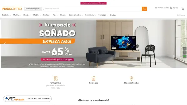 Screenshot van madecentro.co