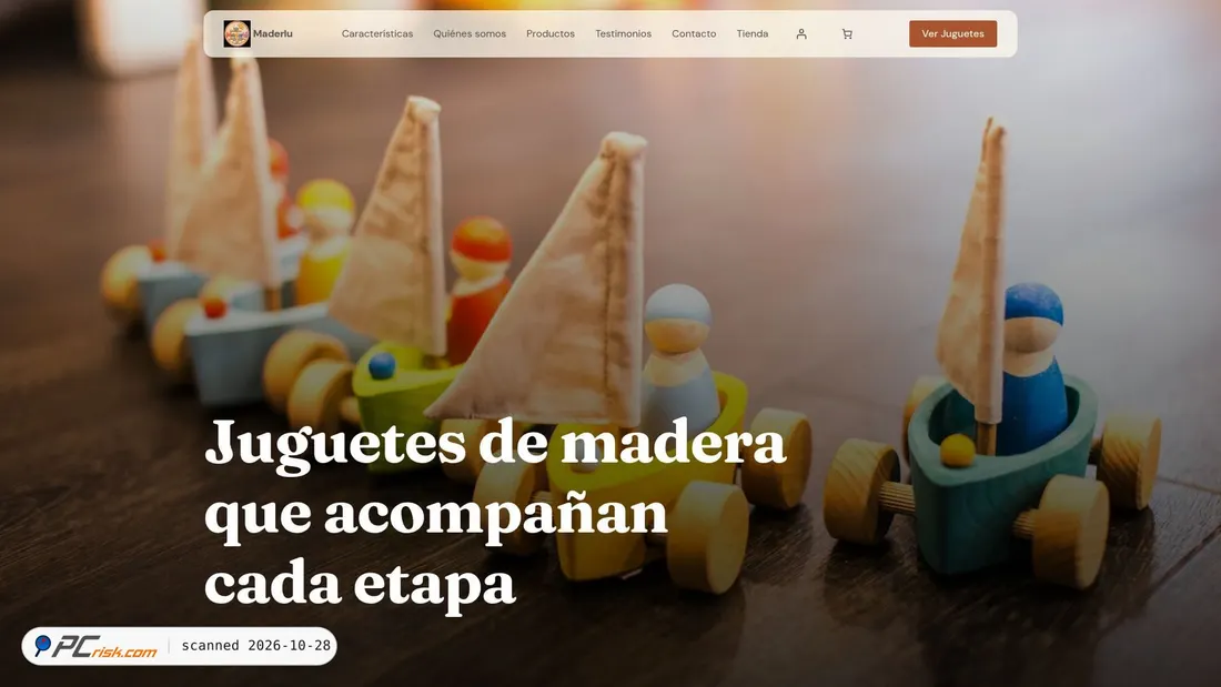 Captura de ecrã de maderlu.com