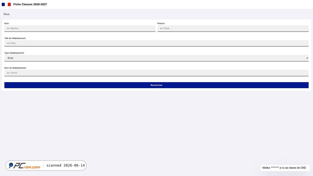 Screenshot of maficheclasse.com