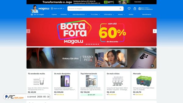 magazineluiza.com.br screenshot
