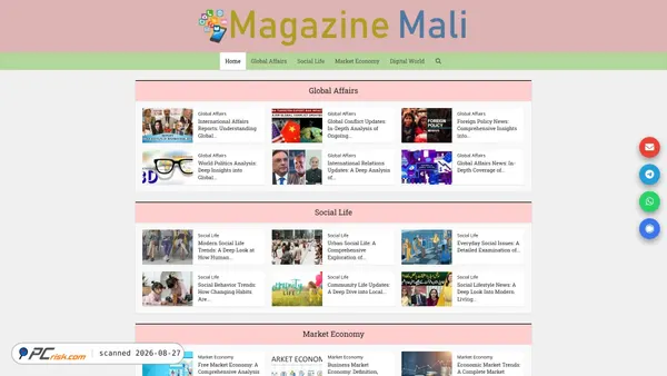 magazinemali.com screenshot